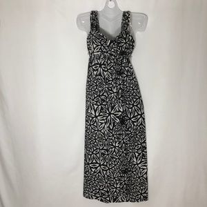 STYLES & Co black & white maxi dress sleeveless
